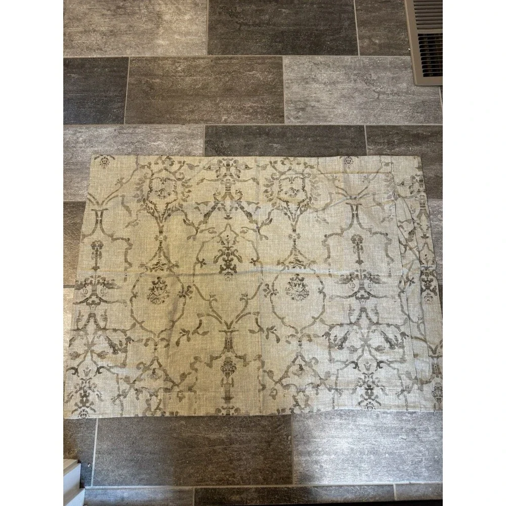 Restoration Hardware RH Italian Vintage Trellis Standard Pillow Sham Italy, (2)